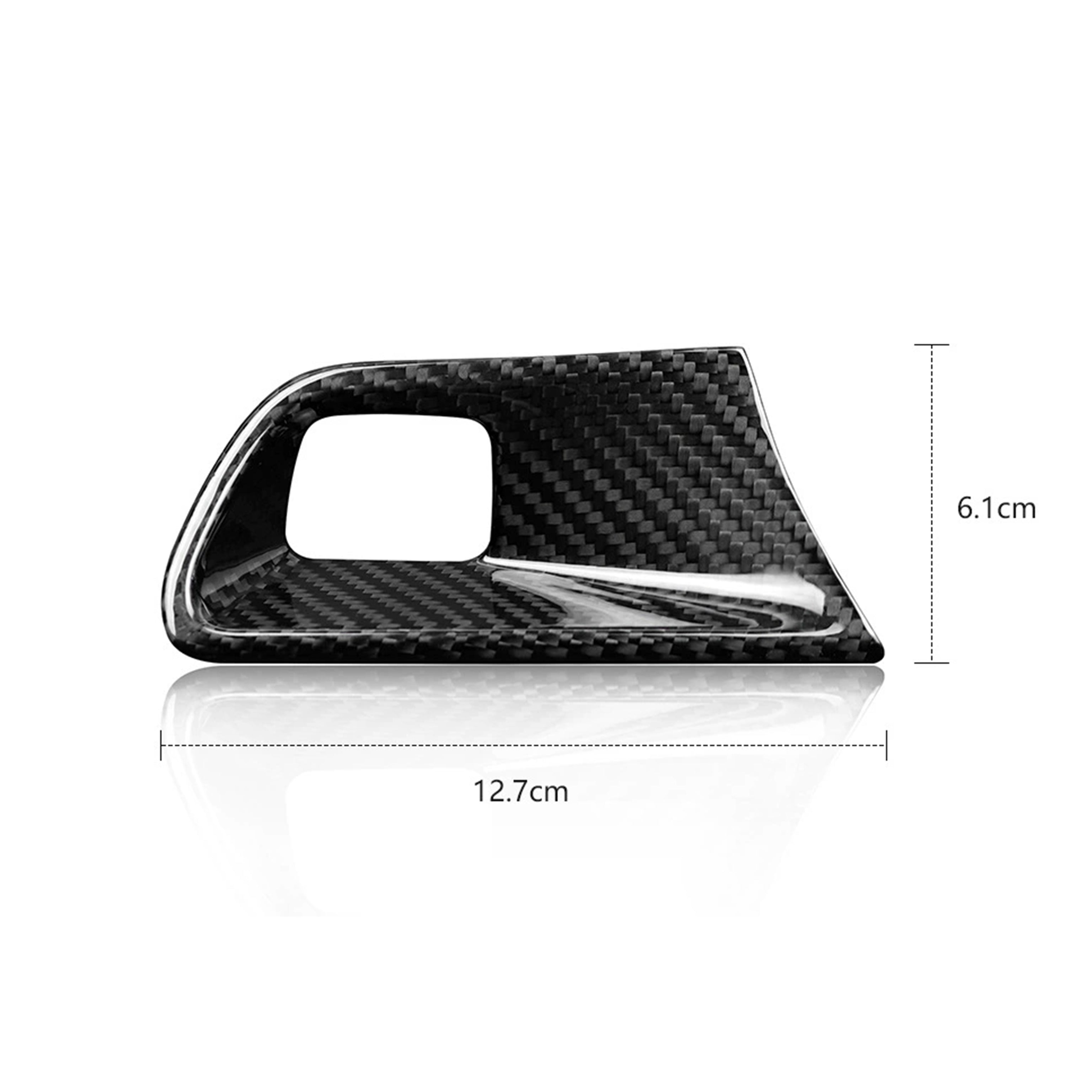 Carbon Fiber Start Stop Engine Button Surround Cover for Chevy Camaro (2016–2024)