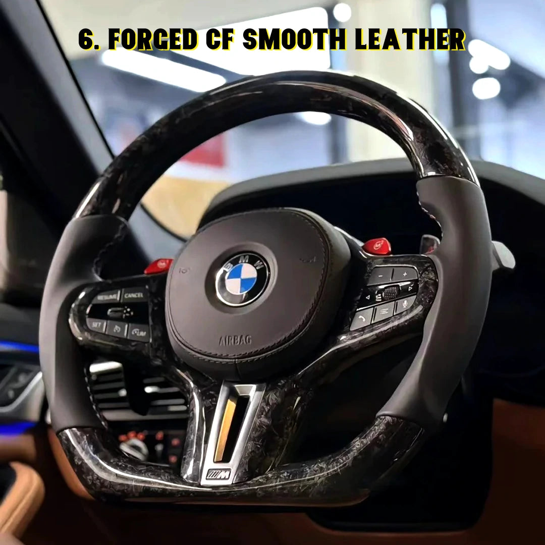 BMW G-Series M Performance Steering Wheel – LCI Style, Fully Custom | Fits 3/4 Series, M3, M4, X5, X6 & More