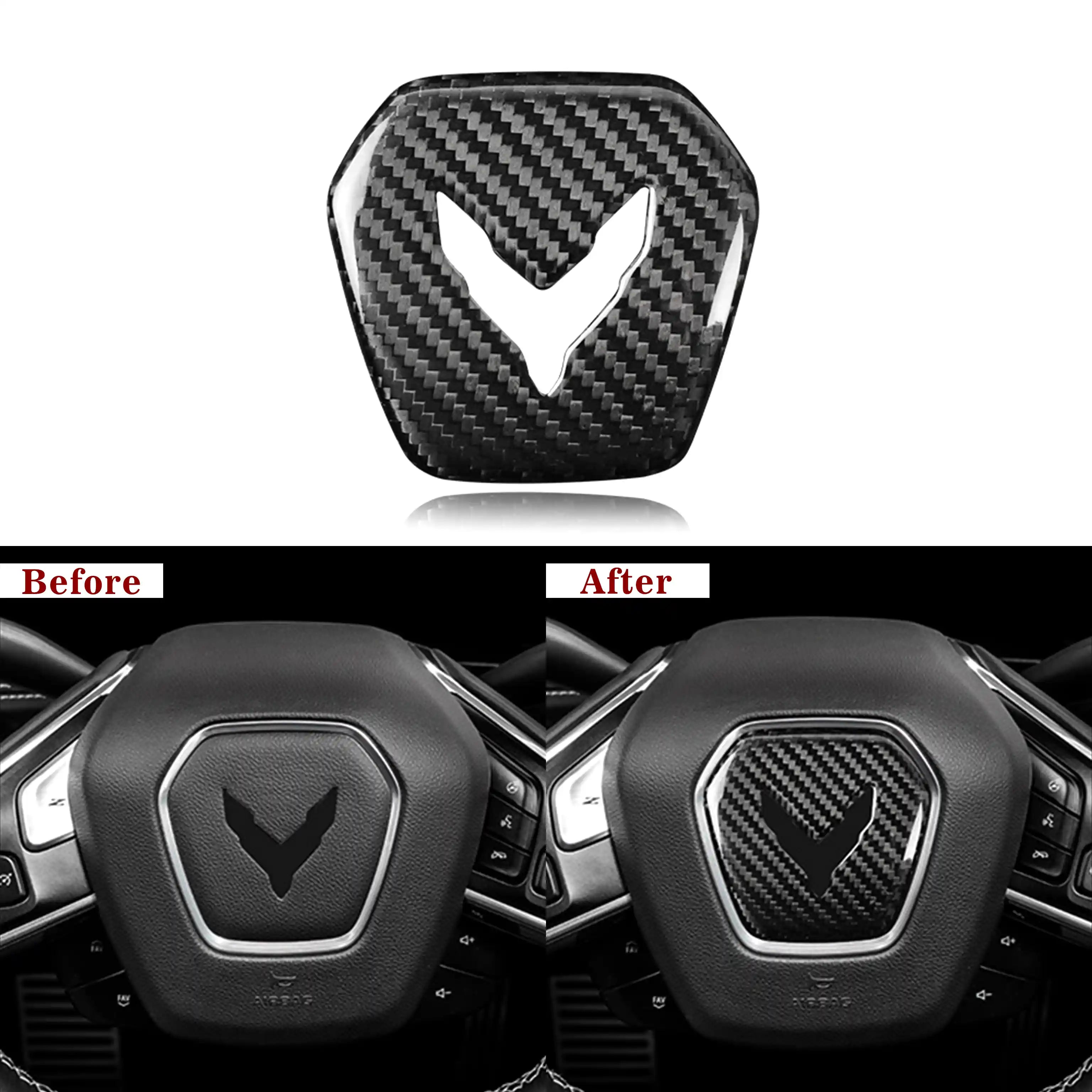 Corvette C8 Carbon Fiber Steering Wheel Airbag Cover (2020–2024)