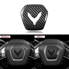 Corvette C8 Carbon Fiber Steering Wheel Airbag Cover (2020–2024)