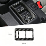 Ford Bronco 2021-2025 Dry Carbon Fiber Window Switch Control Trim Cover Interior Overlay