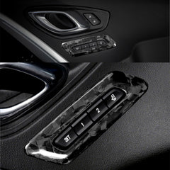 Carbon Fiber Memory Seat Button Trim Covers for Camaro (2016–2024)