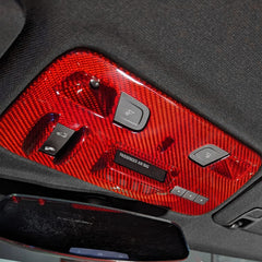 Carbon Fiber Overhead Dome Light Trim Cover for Camaro (2016–2018)