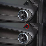 [2pcs] Carbon Fiber Dash Air Vent Overlays for 2016–2024 Chevy Camaro
