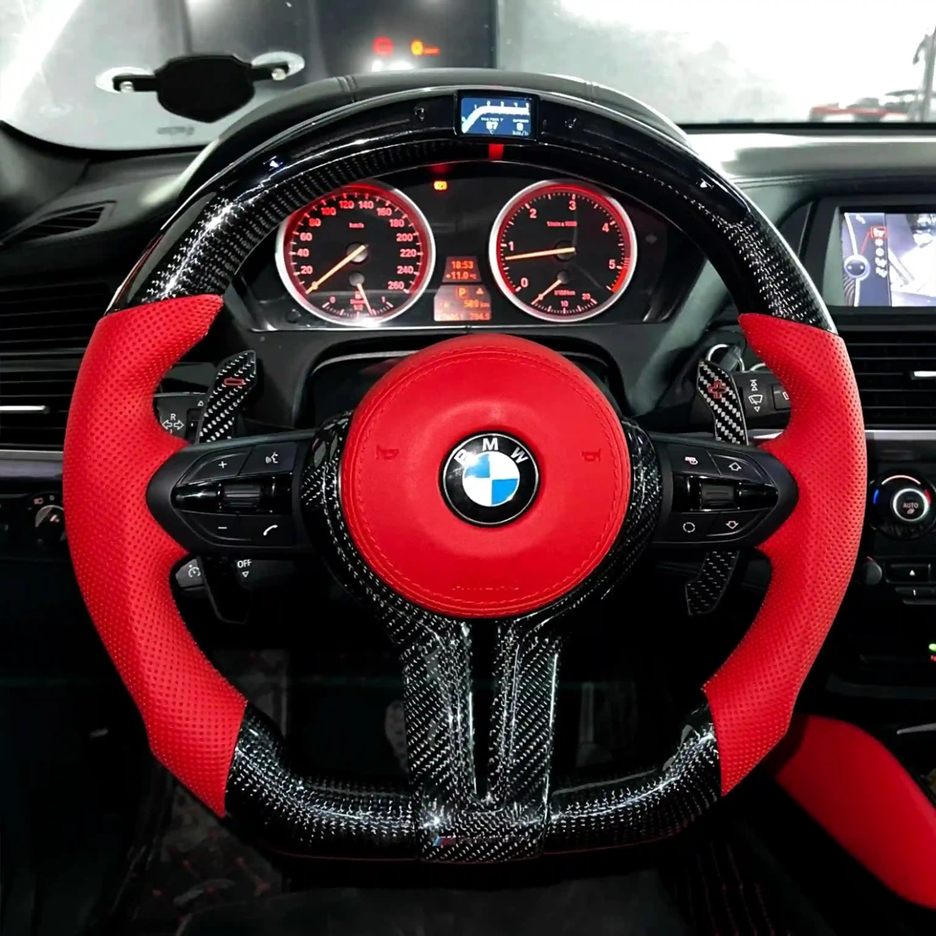 BMW Carbon Fiber Steering Wheel- F Chassis Full Custom
