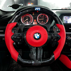 BMW Carbon Fiber Steering Wheel- F Chassis Full Custom