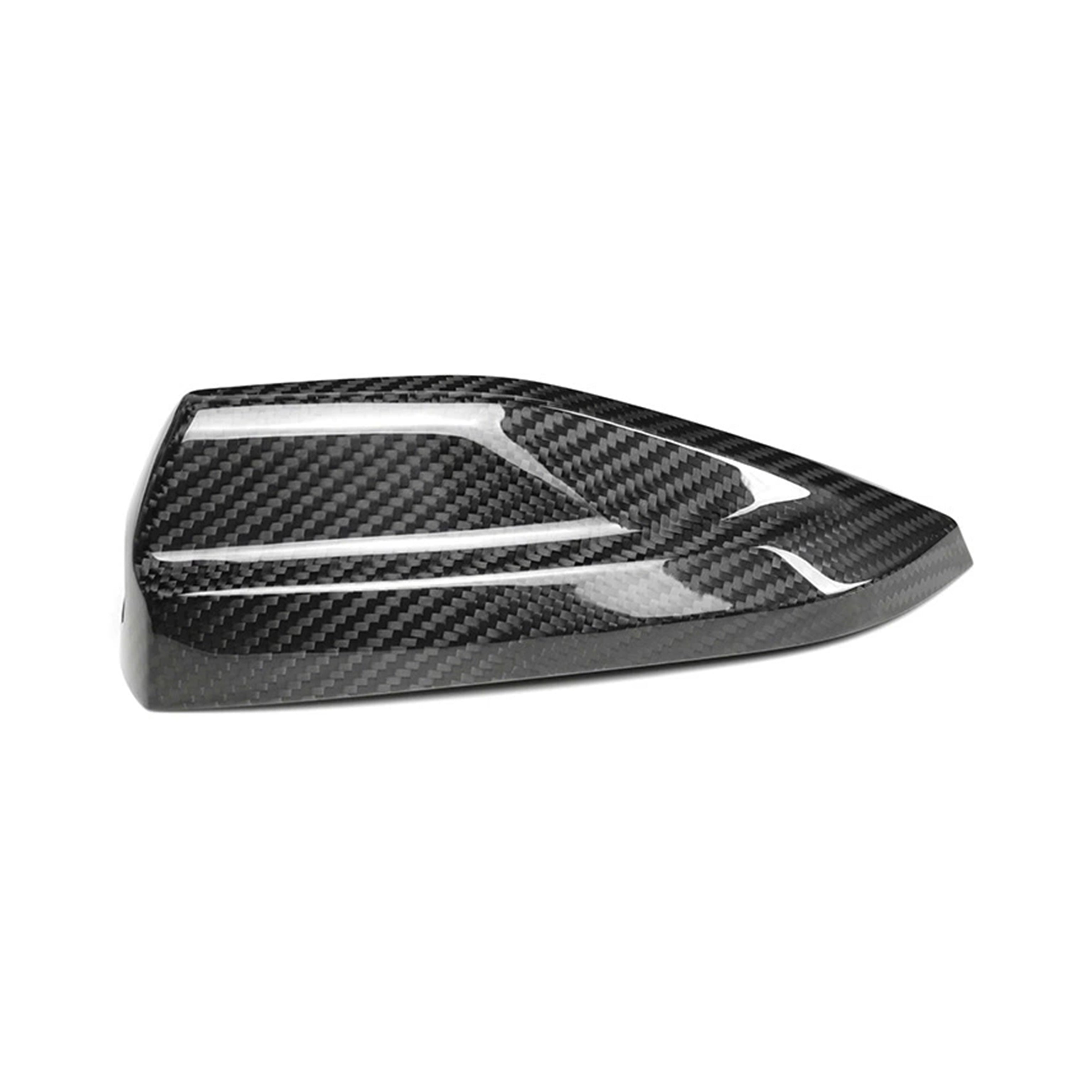Carbon Fiber Shark Fin Antenna Cover for Chevy Camaro Coupe (2020–2024, with Built-in Camera)