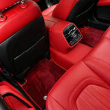 Bespoke Premium Top-Grain Cowhide Leather Floor Mats for Maserati | Custom Fit Luxury Interior Mats