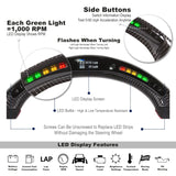 CarbonTailor LED Carbon Fiber Steering Wheel for Dodge Charger & Challenger (Hellcat / Scat Pack / R/T)