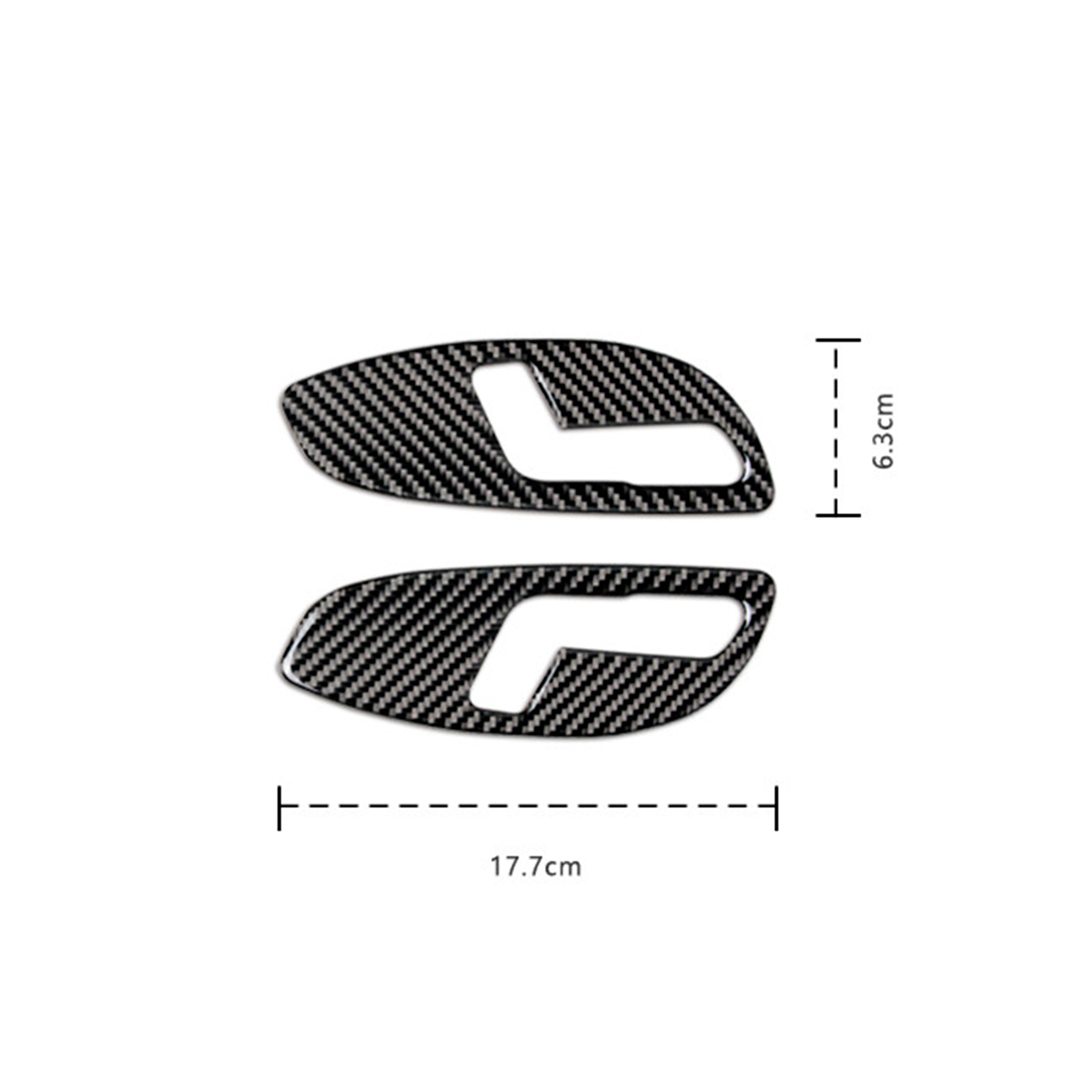 Carbon Fiber Seat Adjuster Button Trim Overlay for Camaro (2016–2024)