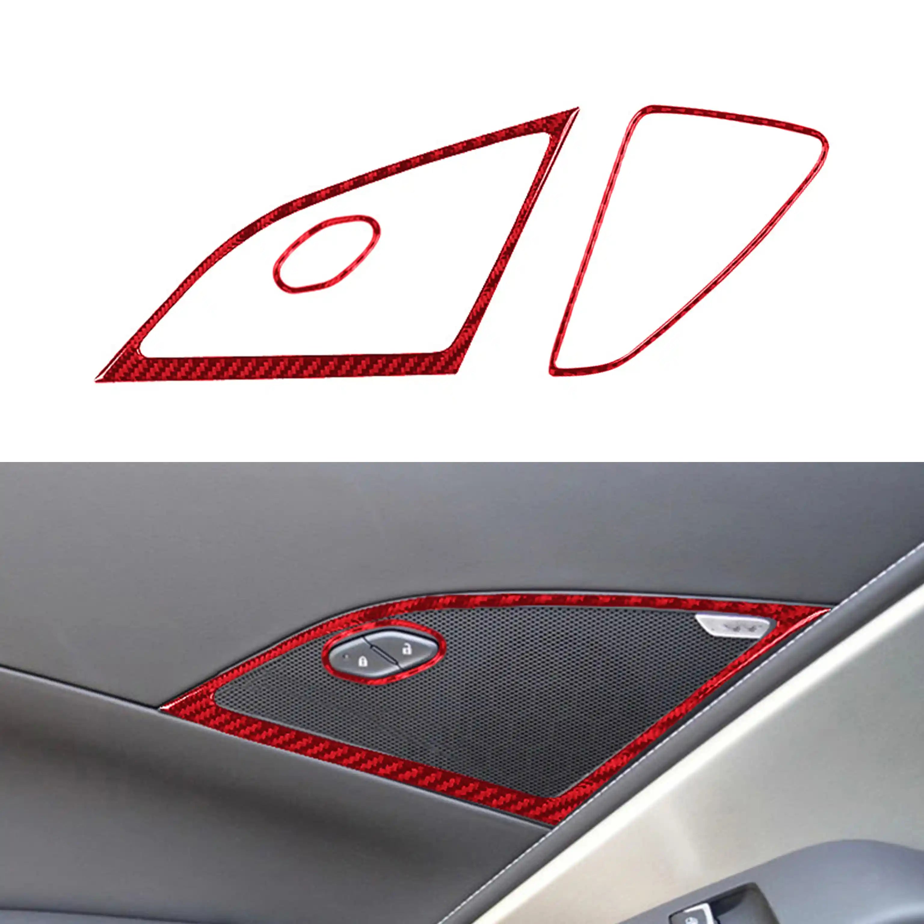 Carbon Fiber Door Panel Trim Overlay | Corvette C7 (2014–2019)