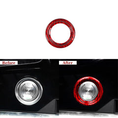 Corvette C8 Carbon Fiber Start/Stop Button Surround Trim Cover (2020–2024)