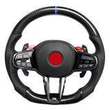 2025 BMW M4 CS G8X LCI Custom Steering Wheel Retrofit Kit - Carbon Fiber & LED Upgrade