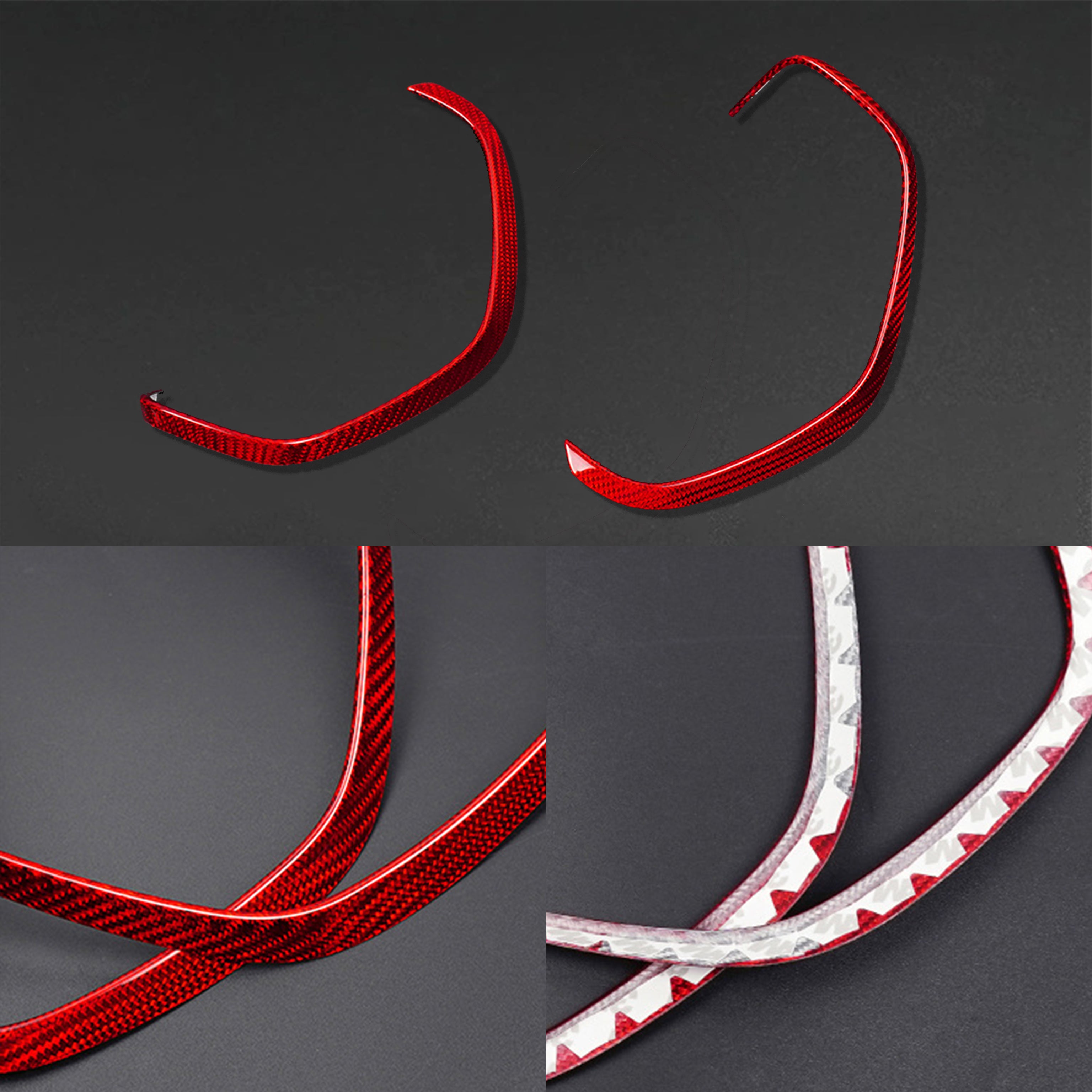Carbon Fiber Gauge Cluster Bezel Chrome Delete Cover  For 2016–2024 Chevy Camaro