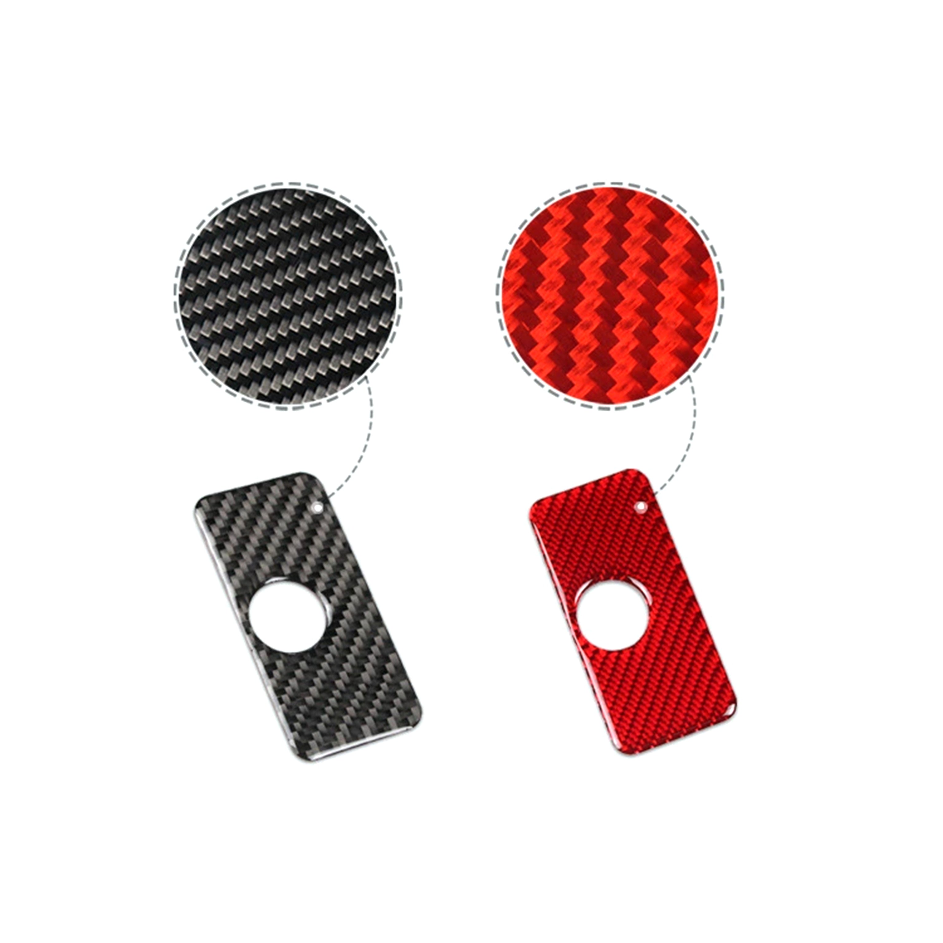 Carbon Fiber Glove Box Handle Overlay for Camaro (2016–2024)