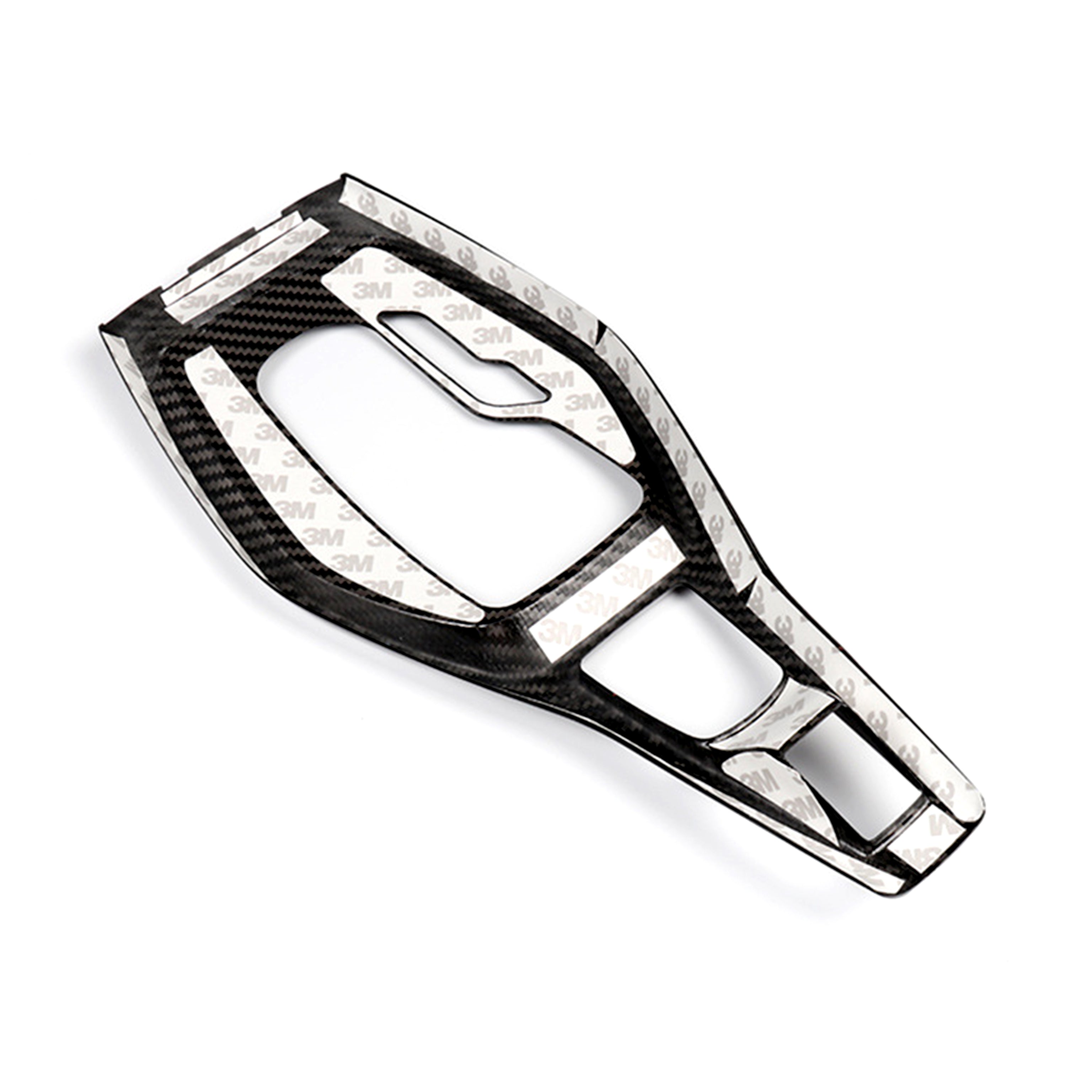 Carbon Fiber Gear Shift Chrome Trim Delete Cover for Chevy Camaro (2016–2024)