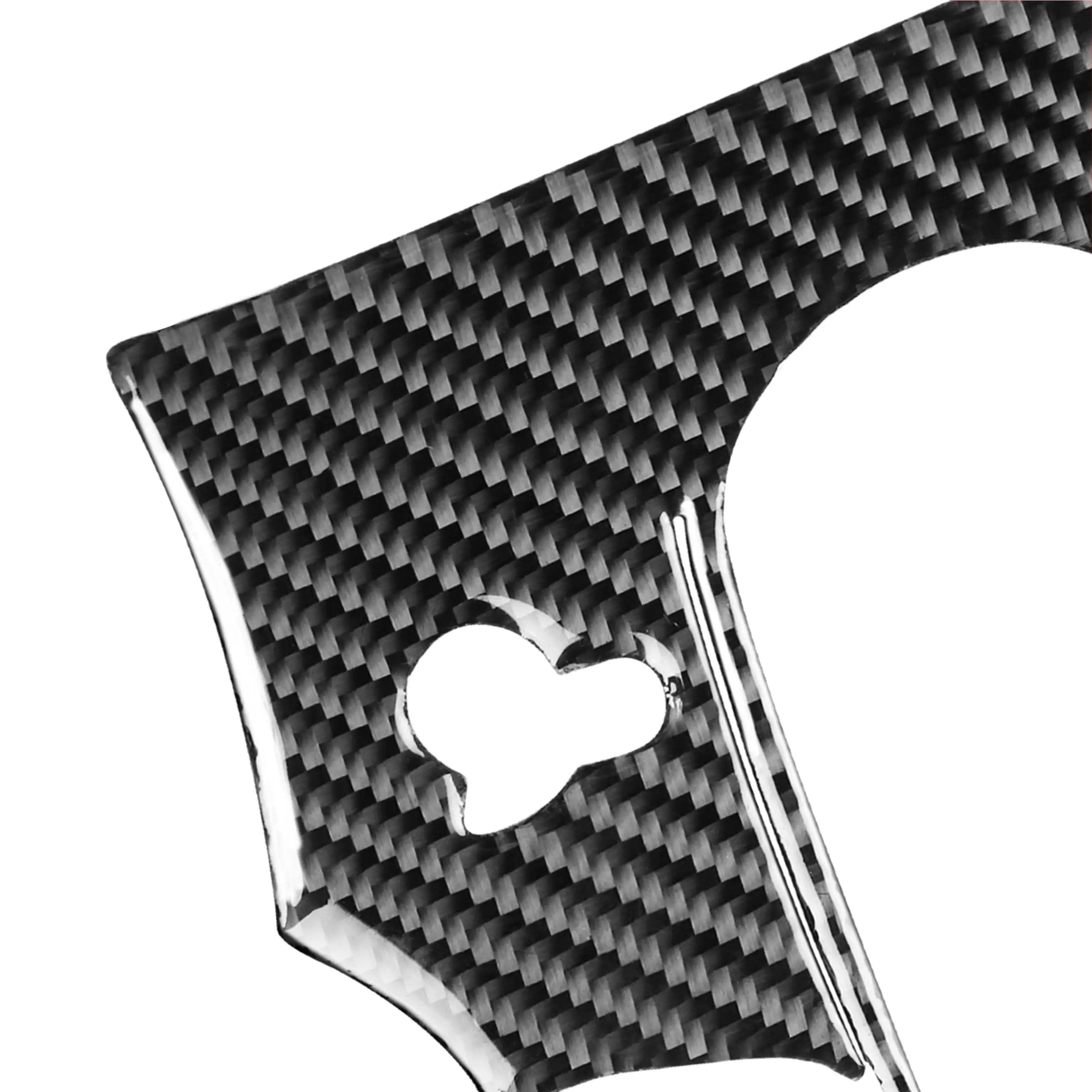 Carbon Fiber AC Vents & Headlight Control Trim Overlay (2pcs) for Corvette C6 (2005–2013)