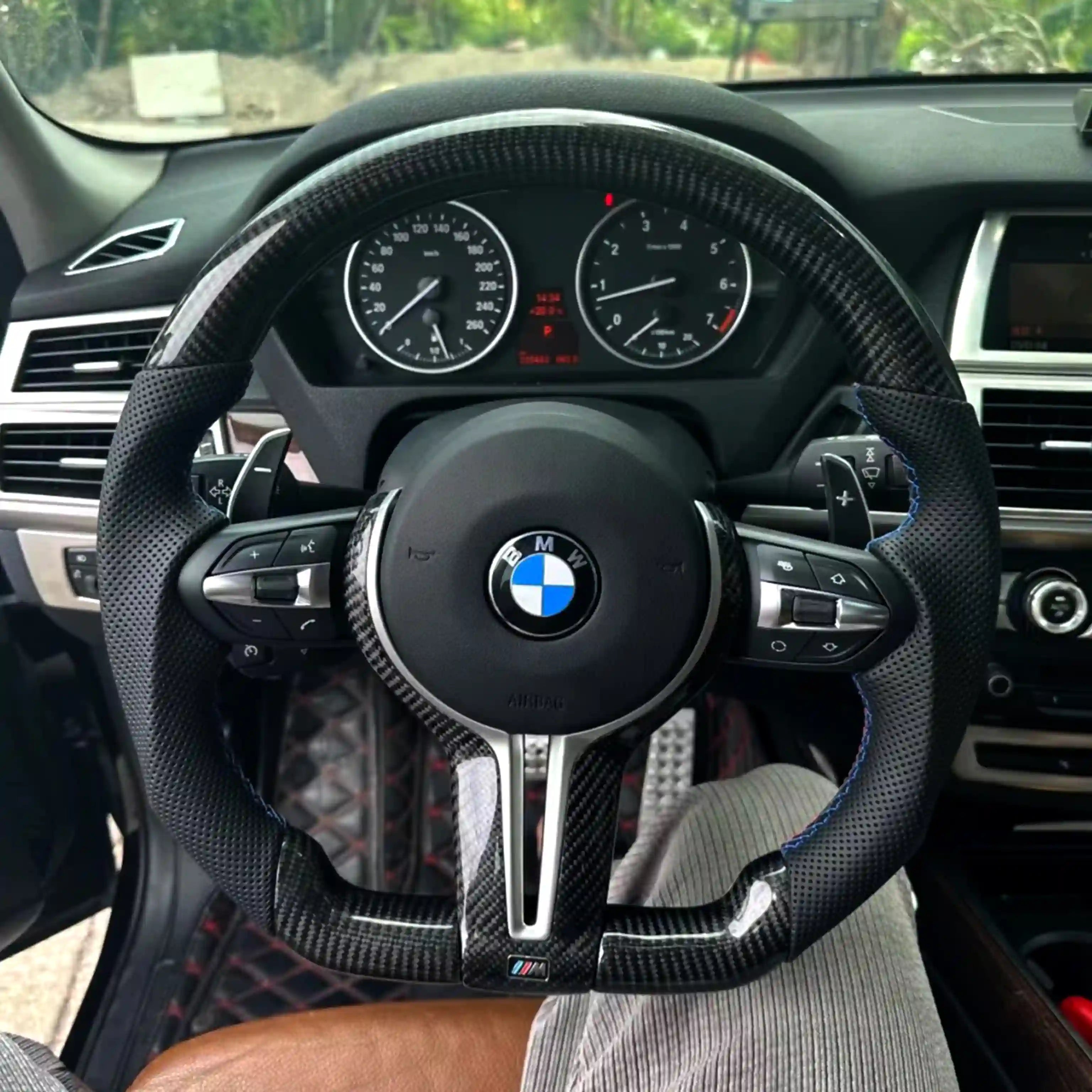 BMW Carbon Fiber Steering Wheel- F Chassis Full Custom