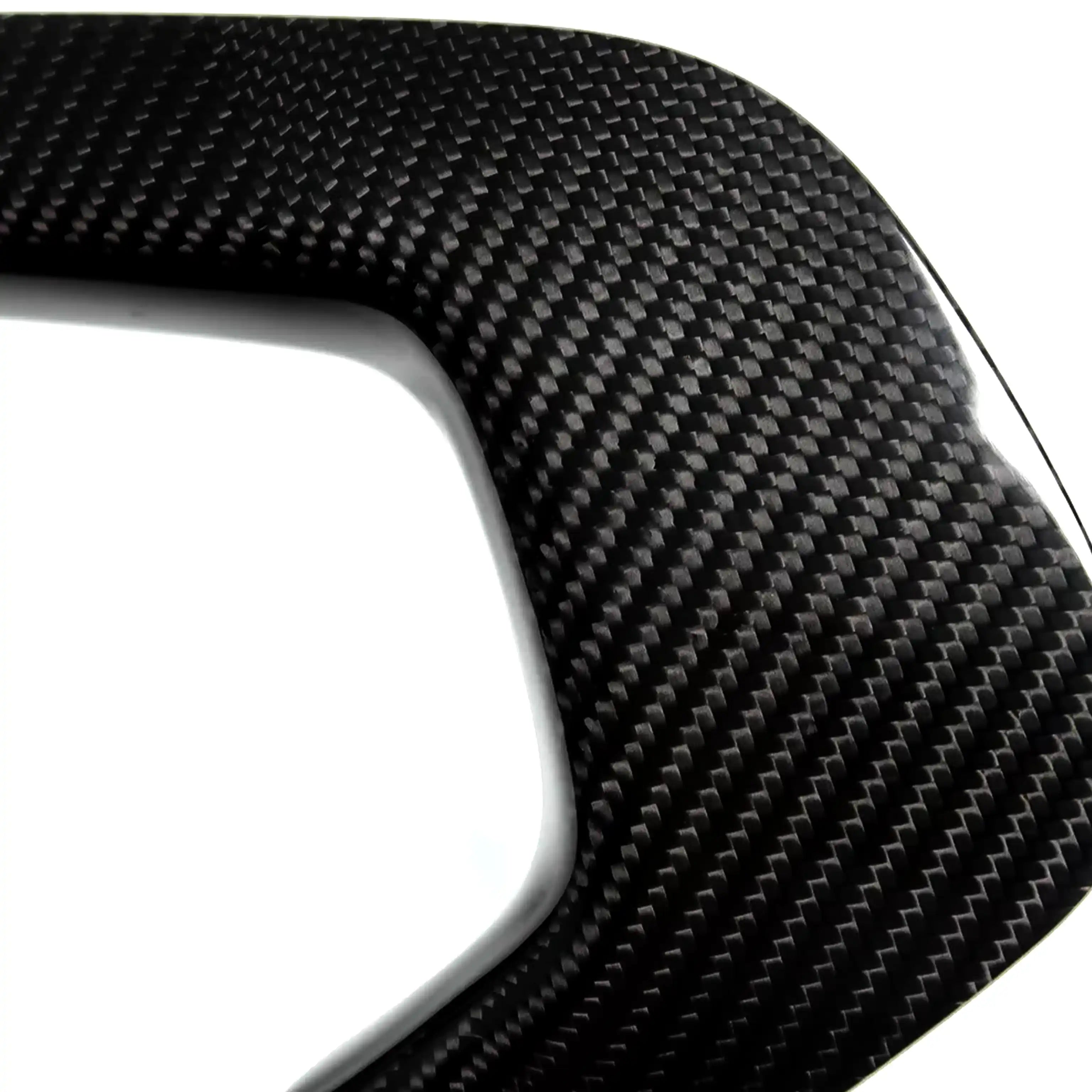 Carbon Fiber Center Console Handle Trim Covers (2pcs) for Corvette C7 (2014–2019)
