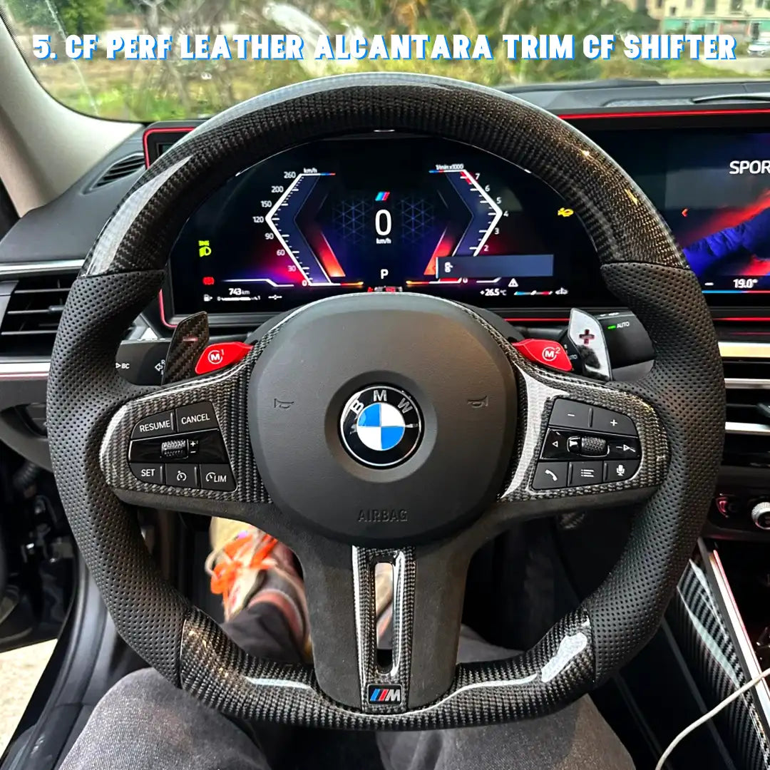 BMW G-Series M Performance Steering Wheel – LCI Style, Fully Custom | Fits 3/4 Series, M3, M4, X5, X6 & More