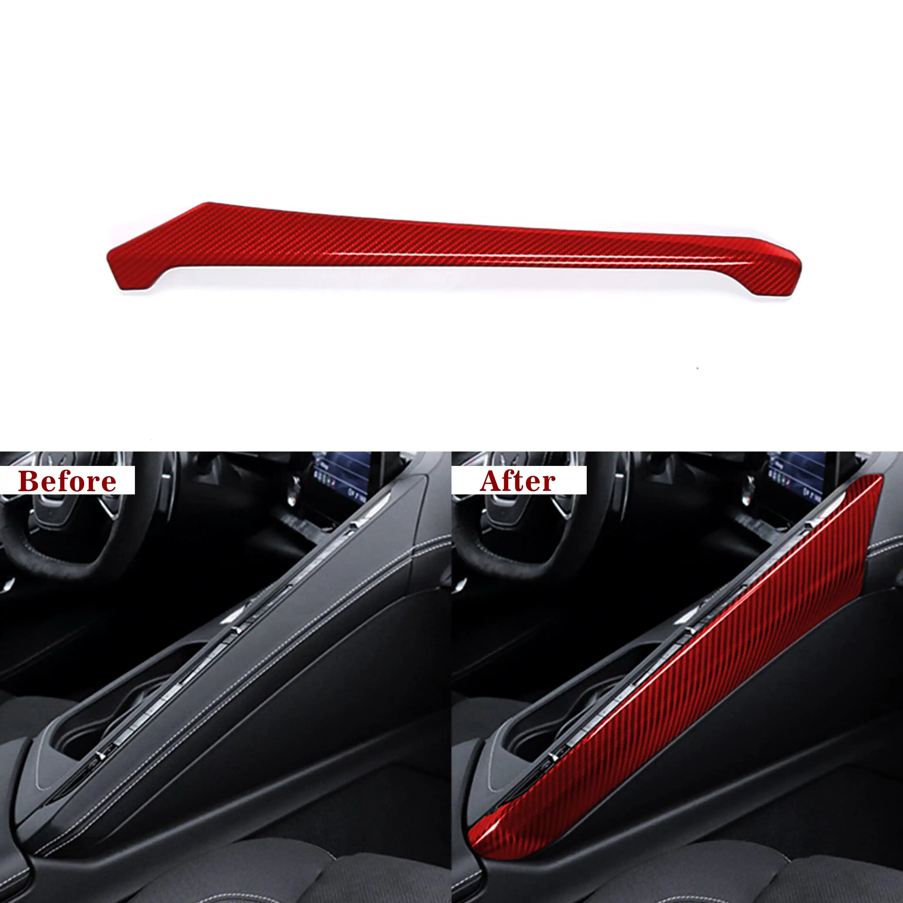 Corvette C8 Carbon Fiber Upper Right Center Console Cover (2020–2024)