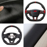 CarbonTailor Carbon Fiber Steering Wheel Fit for 2015–2019 FORD FOCUS – Upgrade Your Driving Experience