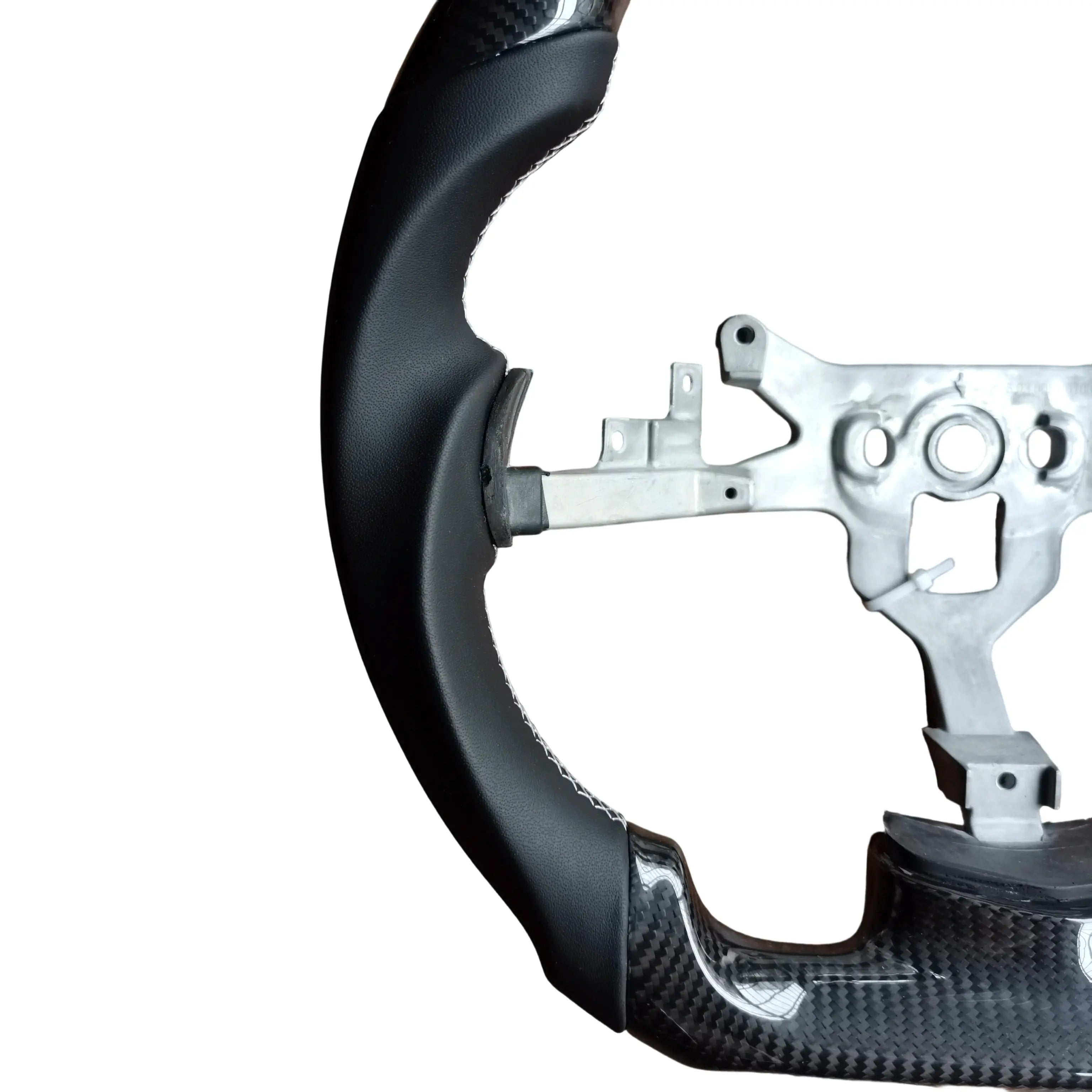 CarbonTailor LED Carbon Fiber Steering Wheel for 2006-2013 Chevy Corvette C6 Z06/ZR1 – F1 Style, Customizable