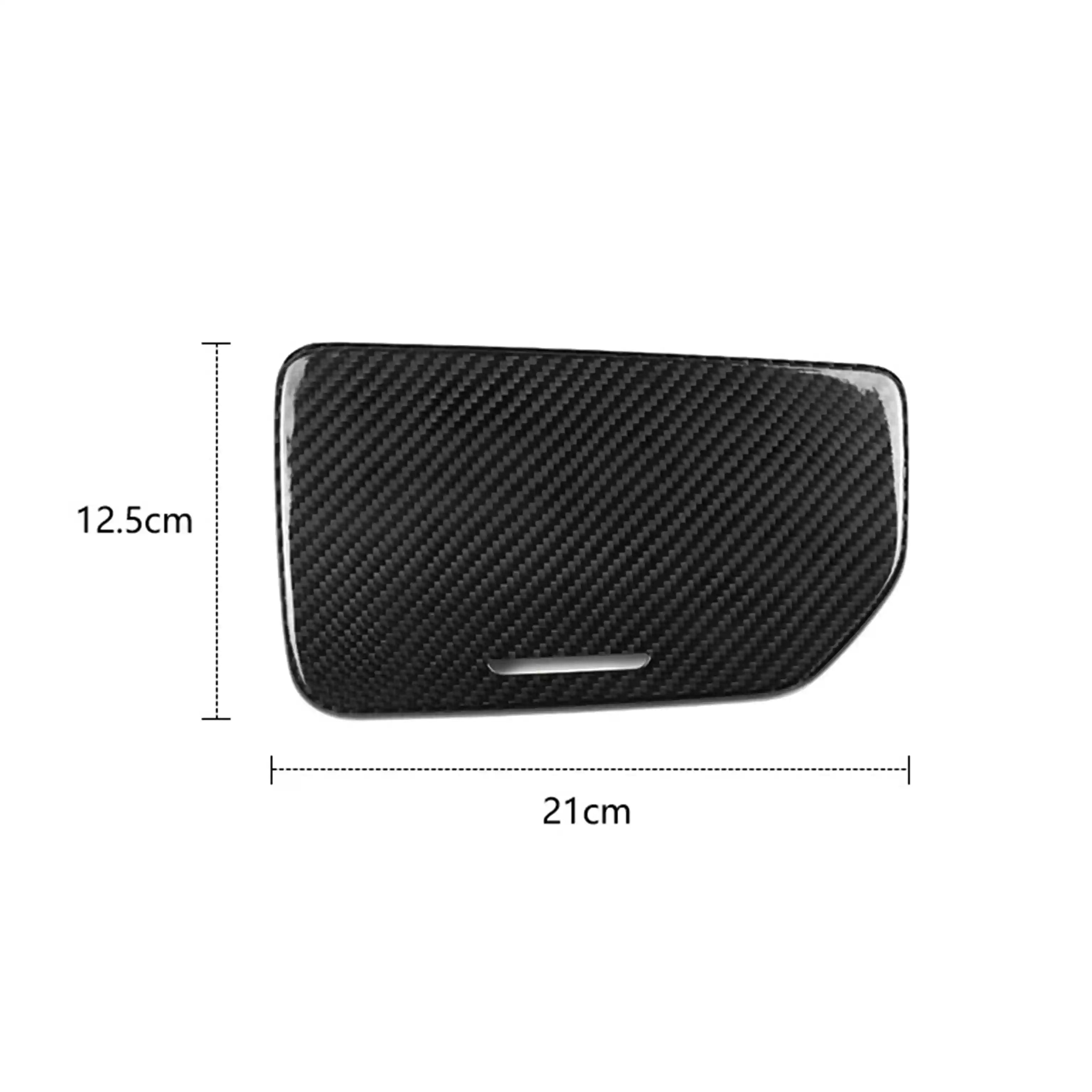 Corvette C8 Carbon Fiber Center Console Cup Holder Lid Cover (2020–2024)