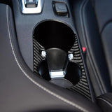 Carbon Fiber Cup Holder Trim Overlay for Chevy Camaro (2016–2024)