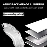 CarbonTailor Cubre pinzas de freno de aluminio de primera calidad para BMW – Juego de 4 piezas, fácil instalación, compatible con la mayoría de los modelos BMW (series 1-7, X3-X7, Z4)