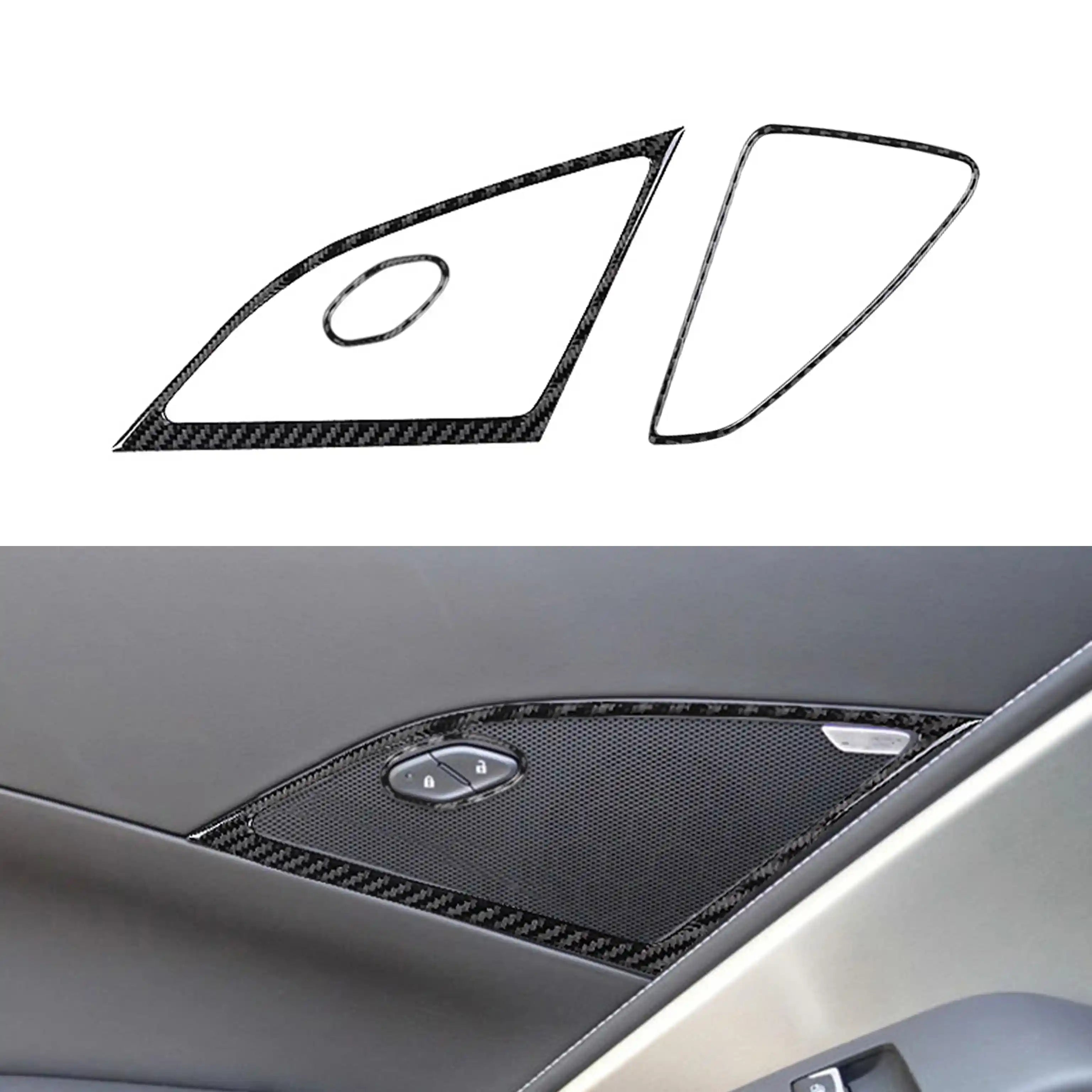Carbon Fiber Door Panel Trim Overlay | Corvette C7 (2014–2019)