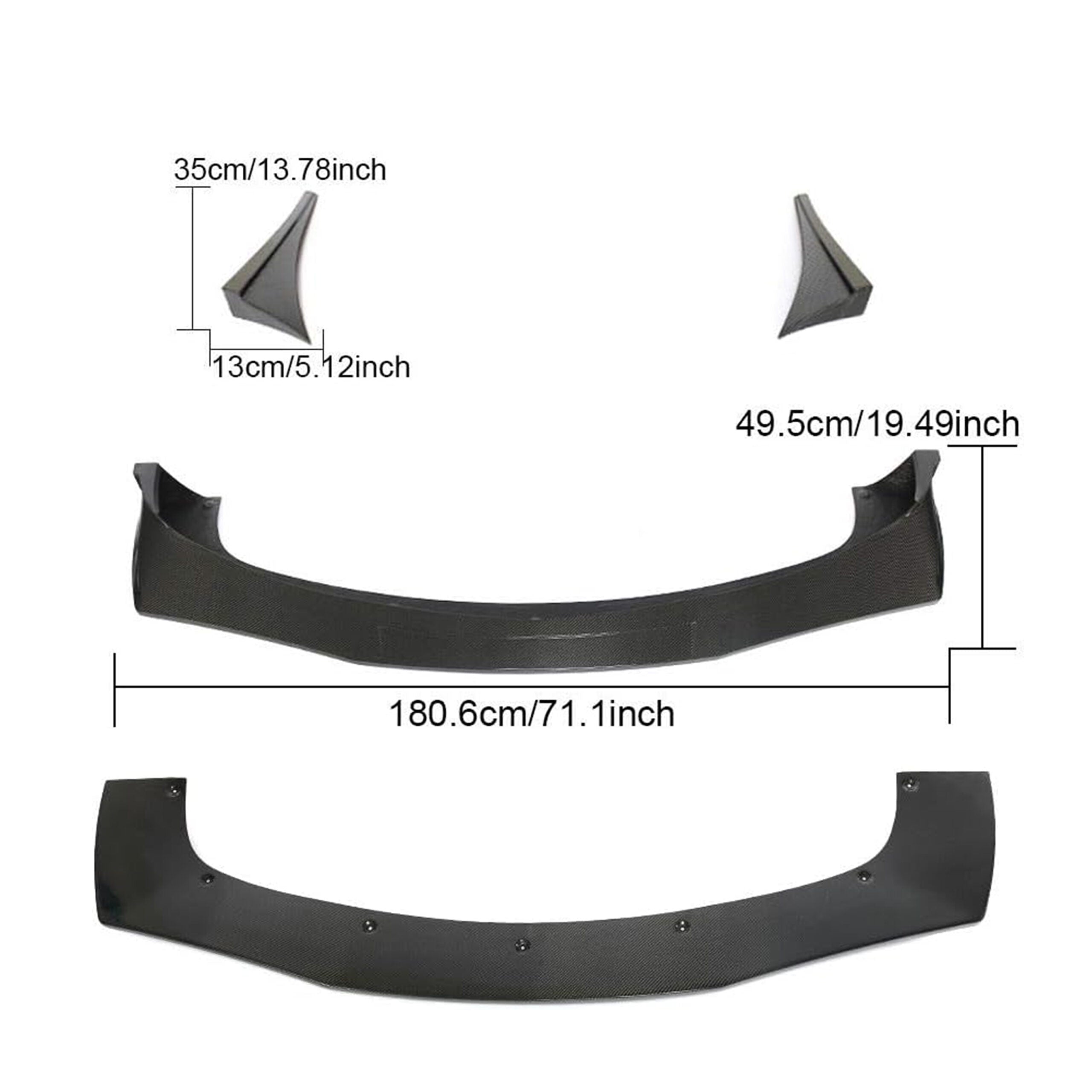 Carbon Fiber Front Lip Spoiler – Dodge Challenger GT/TA (2017-2018)