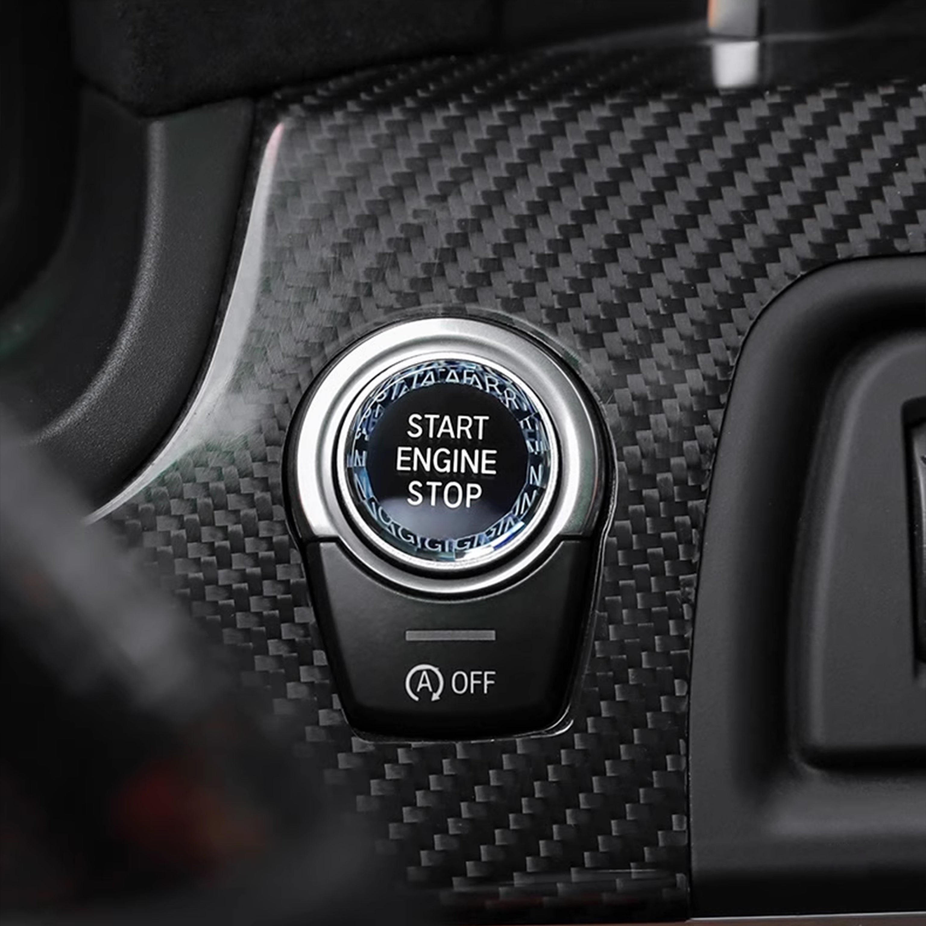 Crystal Start Stop Button for BMW E Chassis – Luxury Interior Upgrade