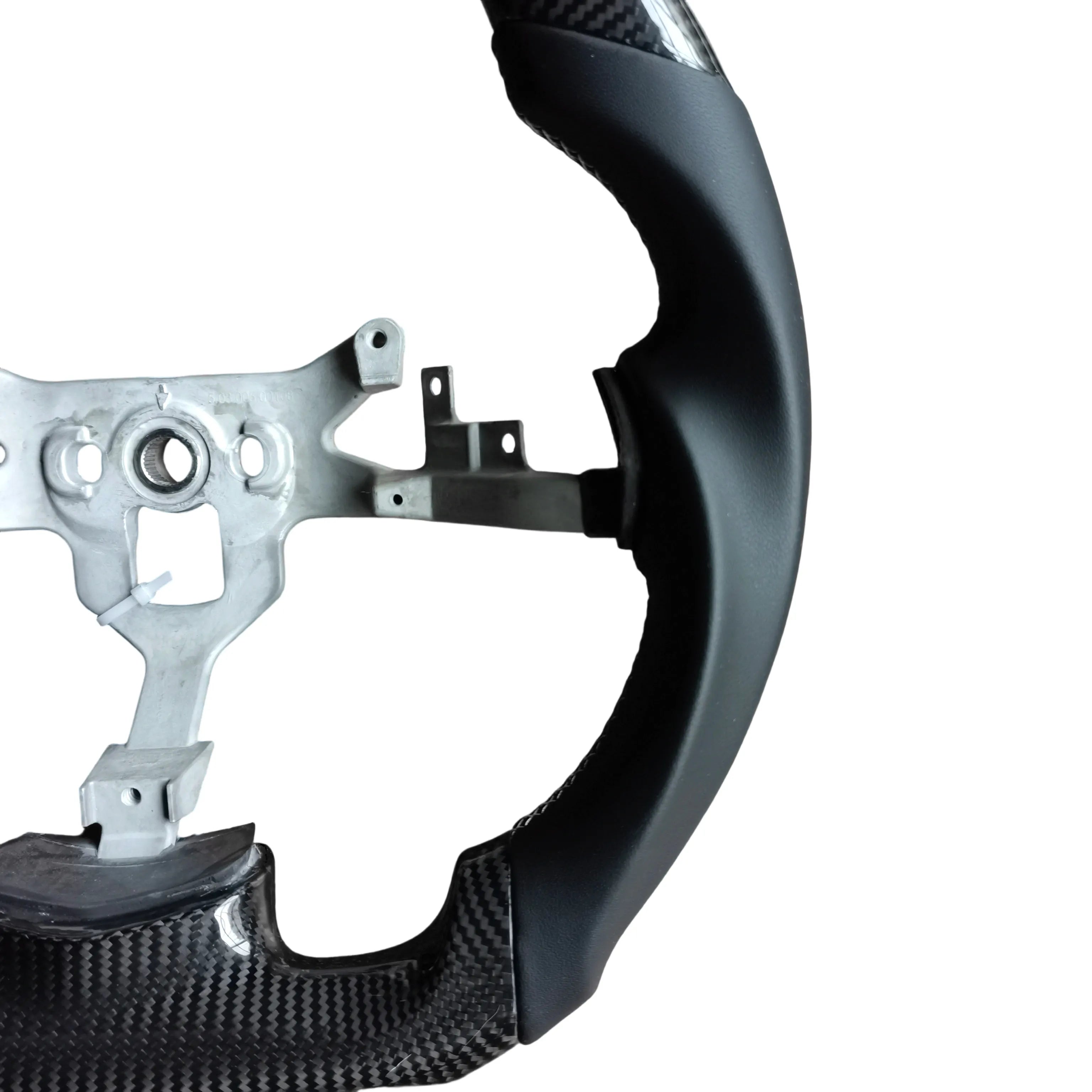 CarbonTailor LED Carbon Fiber Steering Wheel for 2006-2013 Chevy Corvette C6 Z06/ZR1 – F1 Style, Customizable