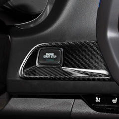 Carbon Fiber Start Stop Engine Button Surround Cover for Chevy Camaro (2016–2024)