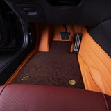 Bespoke Premium Top-Grain Cowhide Leather Floor Mats For BMW | Made to Measure Handmade Fitment