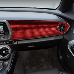 Carbon Fiber Passenger Dashboard Cover for Chevy Camaro (2016–2024)