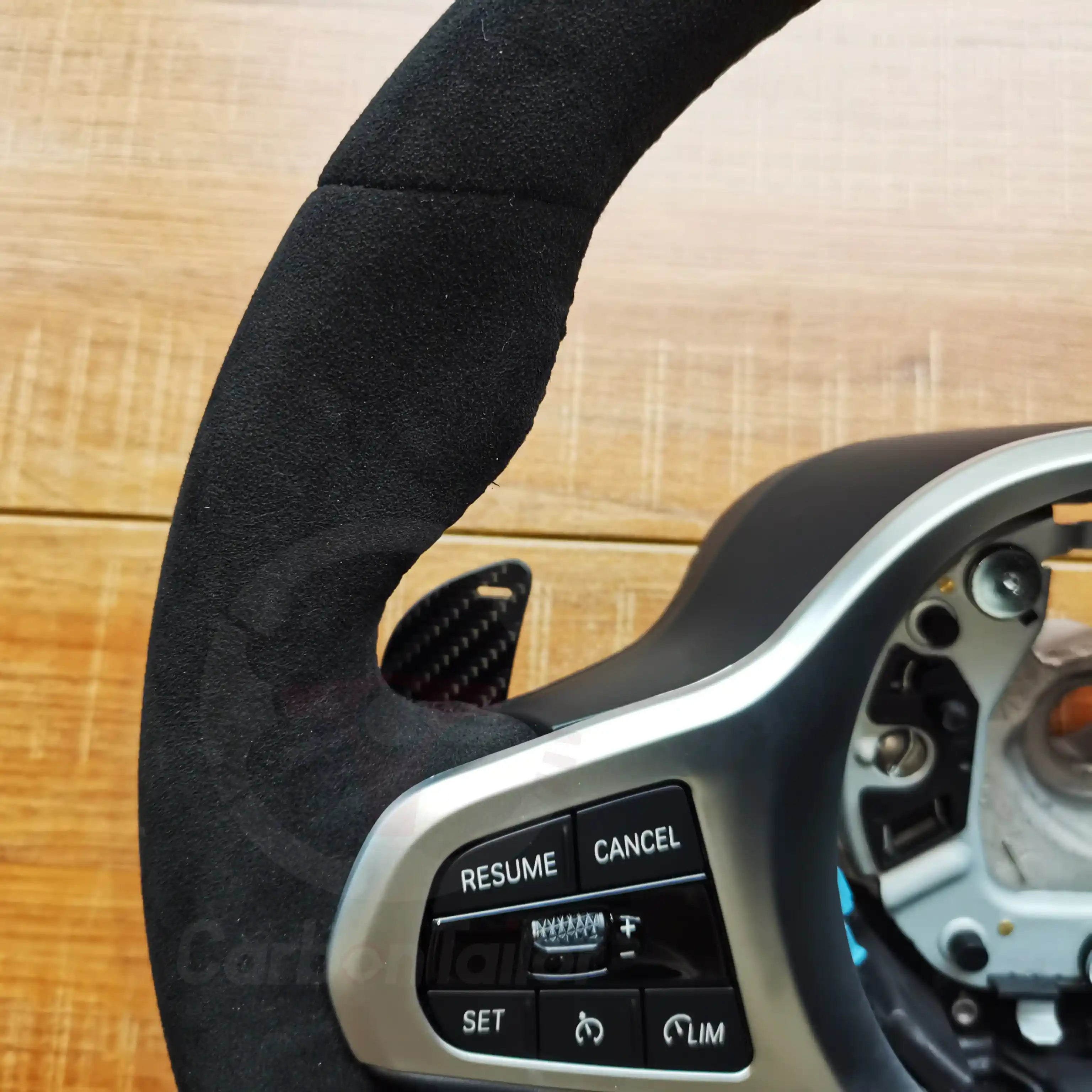 BMW G Series Full Alcantara Steering Wheel – Fits 5/6/7/8 Series (G30–G38, F90 M5, F91–F93 M8, G32, G11–G16, X3–X7)