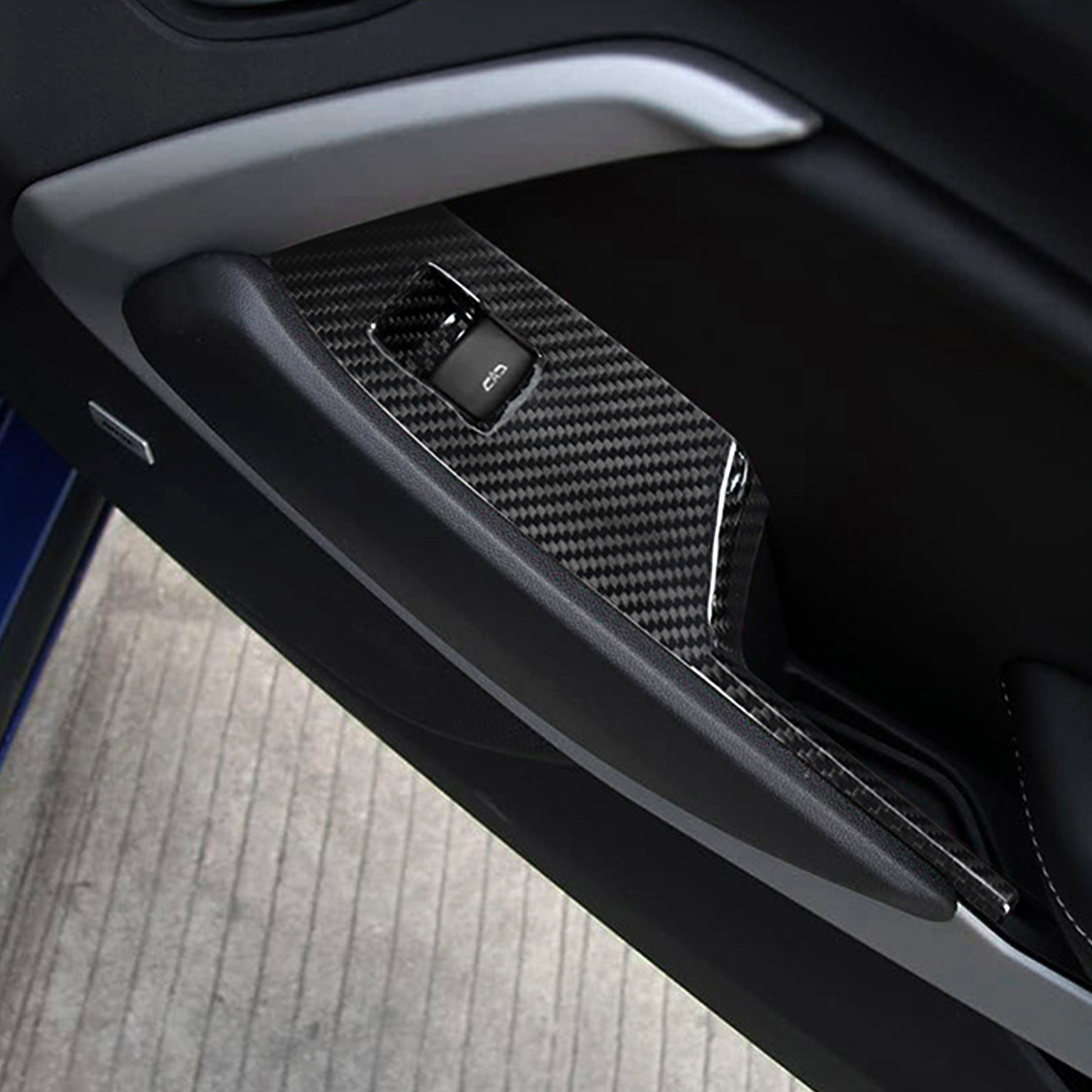 Carbon Fiber Window Switch Covers for Chevy Camaro (2016–2024)