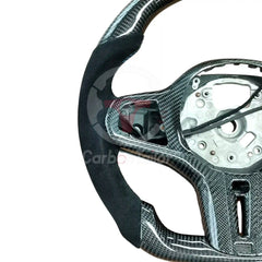 BMW G Series Carbon Fiber Steering Wheel – Fits G30/G31/G38, M5 F10/F90, M8 F91/F92/F93, G32, G11/G12, G14/G15/G16, G01, G02, G05, G06, G07