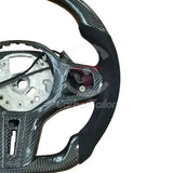 BMW G Series Carbon Fiber Steering Wheel – Fits G30/G31/G38, M5 F10/F90, M8 F91/F92/F93, G32, G11/G12, G14/G15/G16, G01, G02, G05, G06, G07