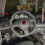 Carbon Fiber Steering Wheel with LED Display OEM Upgrade - Fit For BMW E46 M3, M5 E39, X5 E53, X3 E83, M Performance Models