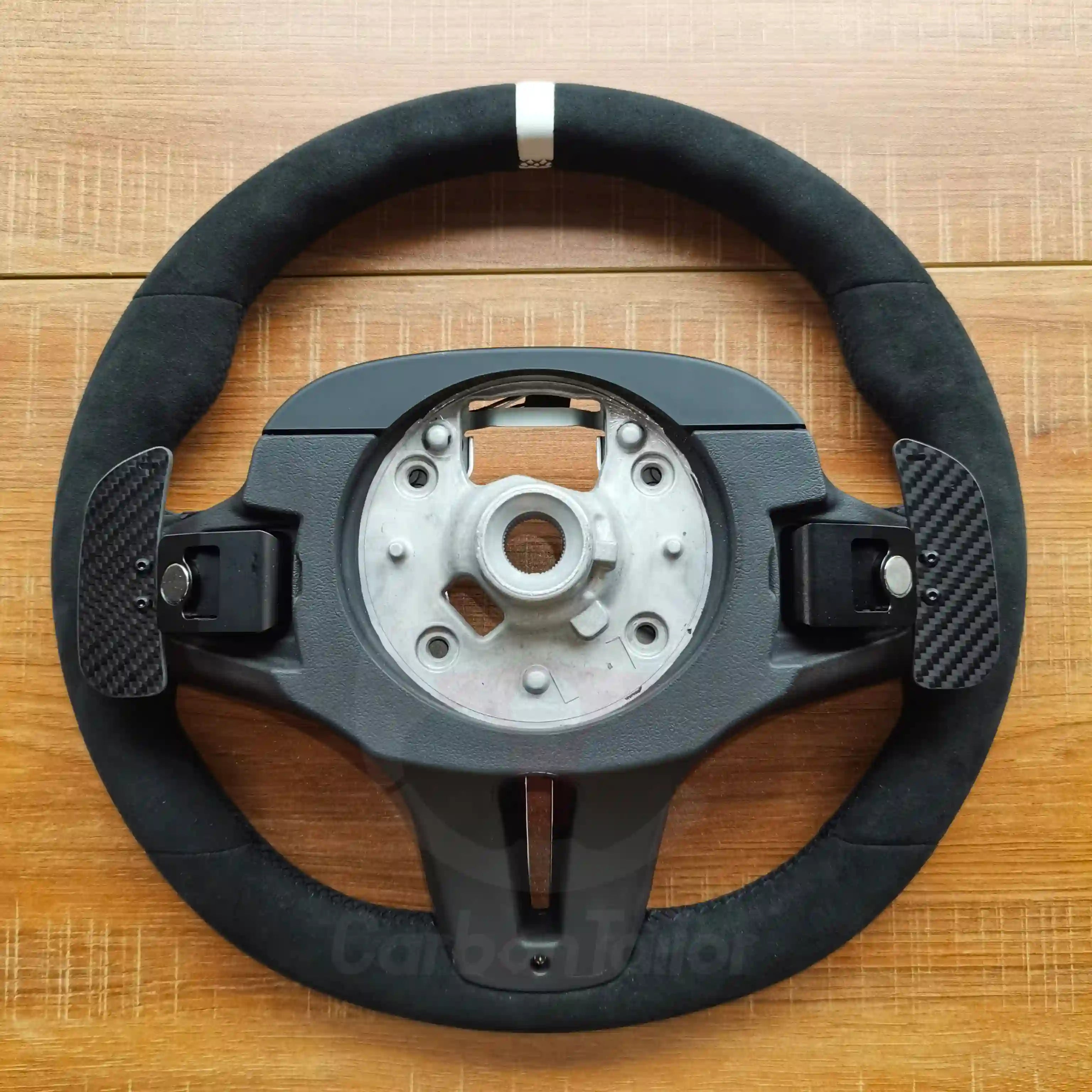 BMW G Series Full Alcantara Steering Wheel – Fits 5/6/7/8 Series (G30–G38, F90 M5, F91–F93 M8, G32, G11–G16, X3–X7)