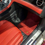 Bespoke Premium Top-Grain Cowhide Leather Floor Mats For Bentley | Made to Measure Handmade Fitment
