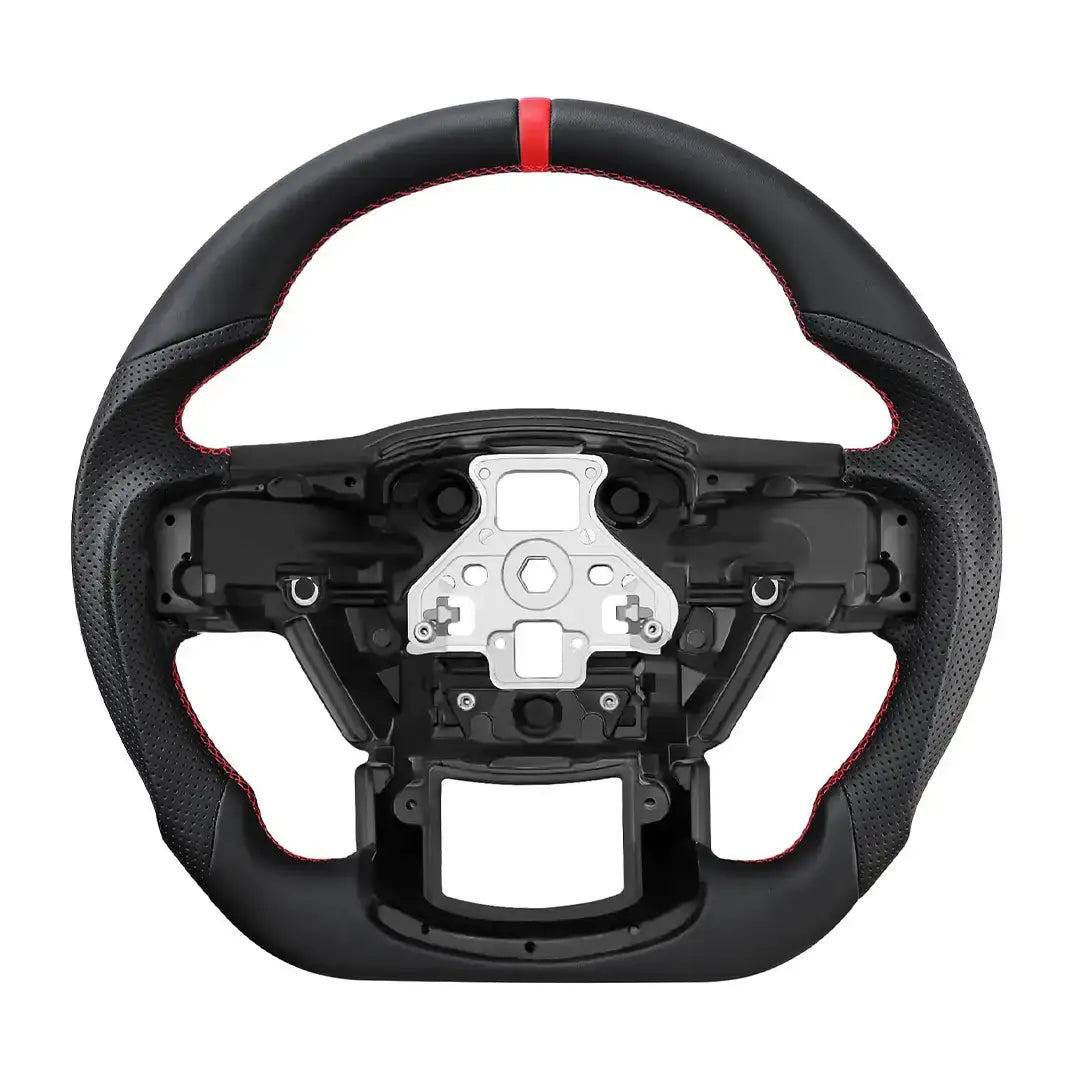 Carbonfaser-Lenkrad für Ford F-150 (2015-2020) & Raptor (2017-2024) – Echtes Carbon & perforiertes Leder