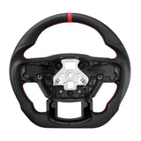 Carbonfaser-Lenkrad für Ford F-150 (2015-2020) & Raptor (2017-2024) – Echtes Carbon & perforiertes Leder