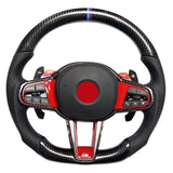 2025 BMW M4 CS G8X LCI Custom Steering Wheel Retrofit Kit - Carbon Fiber & LED Upgrade