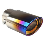 Universal Stainless Steel Exhaust Tip Muffler Tailpipe Extension for Most Cars & SUVs Exterior Upgrade