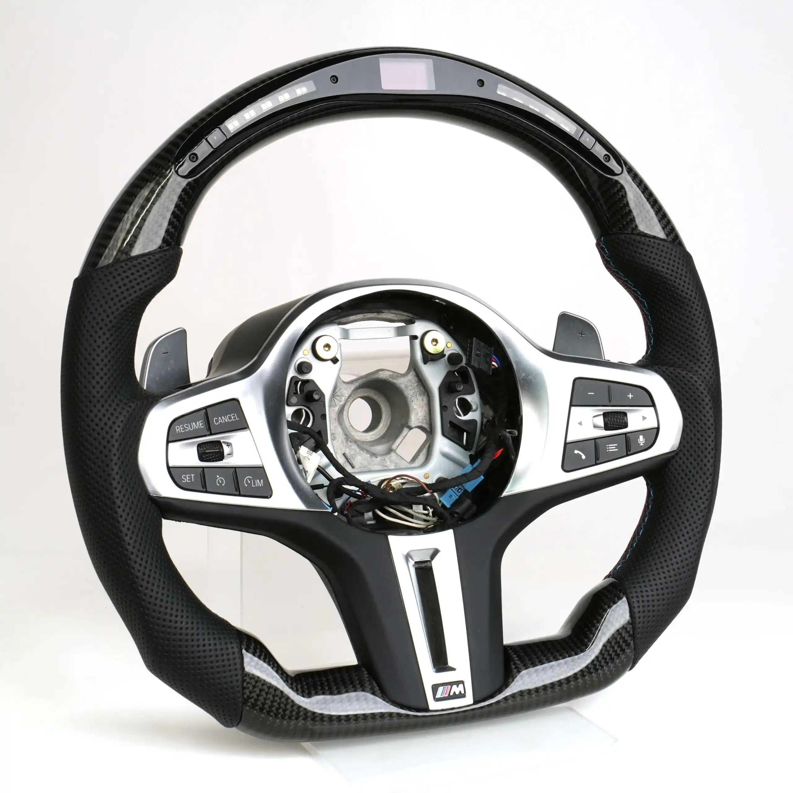 BMW G Series M Performance Steering Wheel with LED Display and Button Assembly