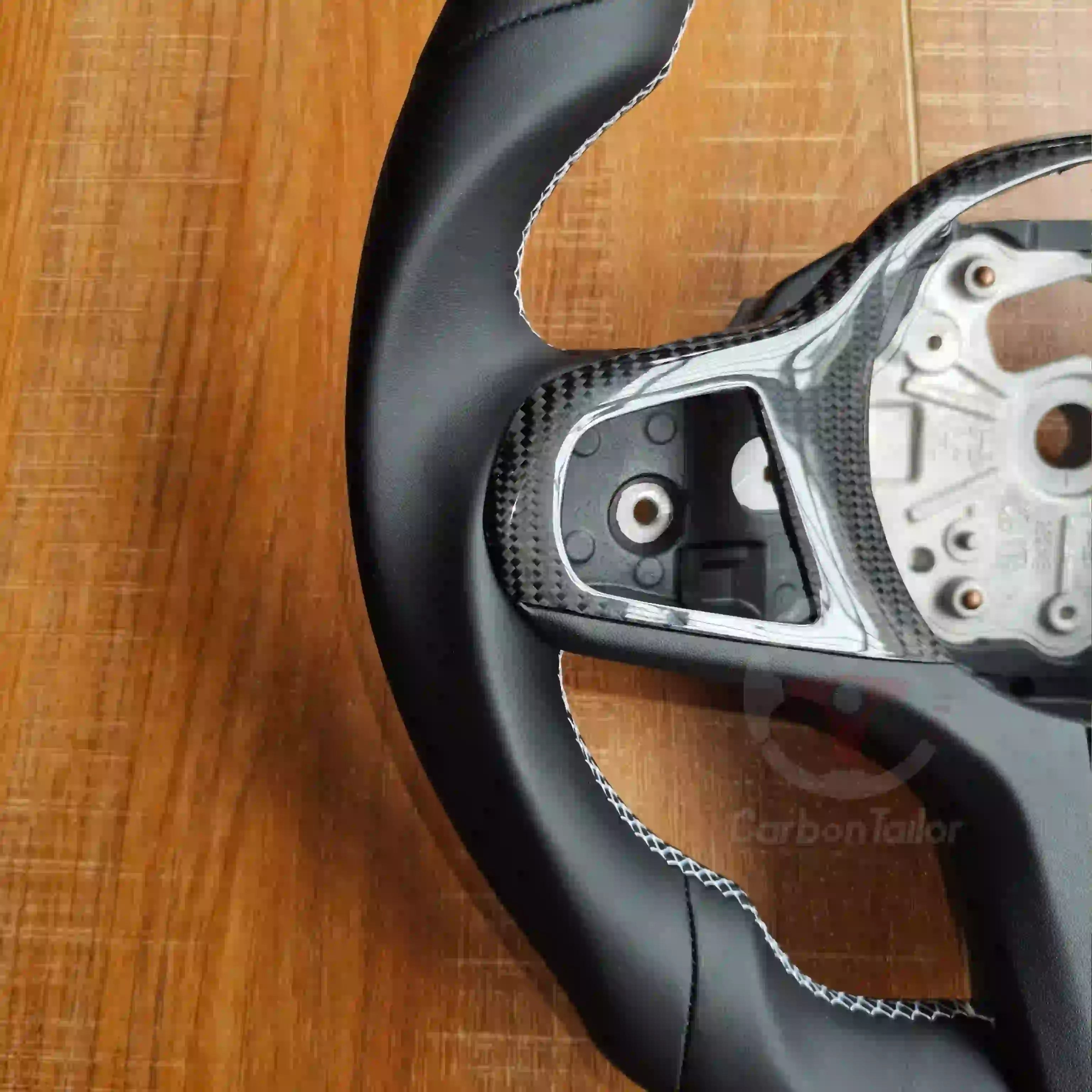 BMW G Series Full Smooth Leather Steering Wheel – Fits G30–G38, M5/M8, G11–G16, X3–X7